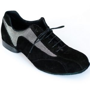 Scarpa 4105 Sneaker vernice o scamosciato nero